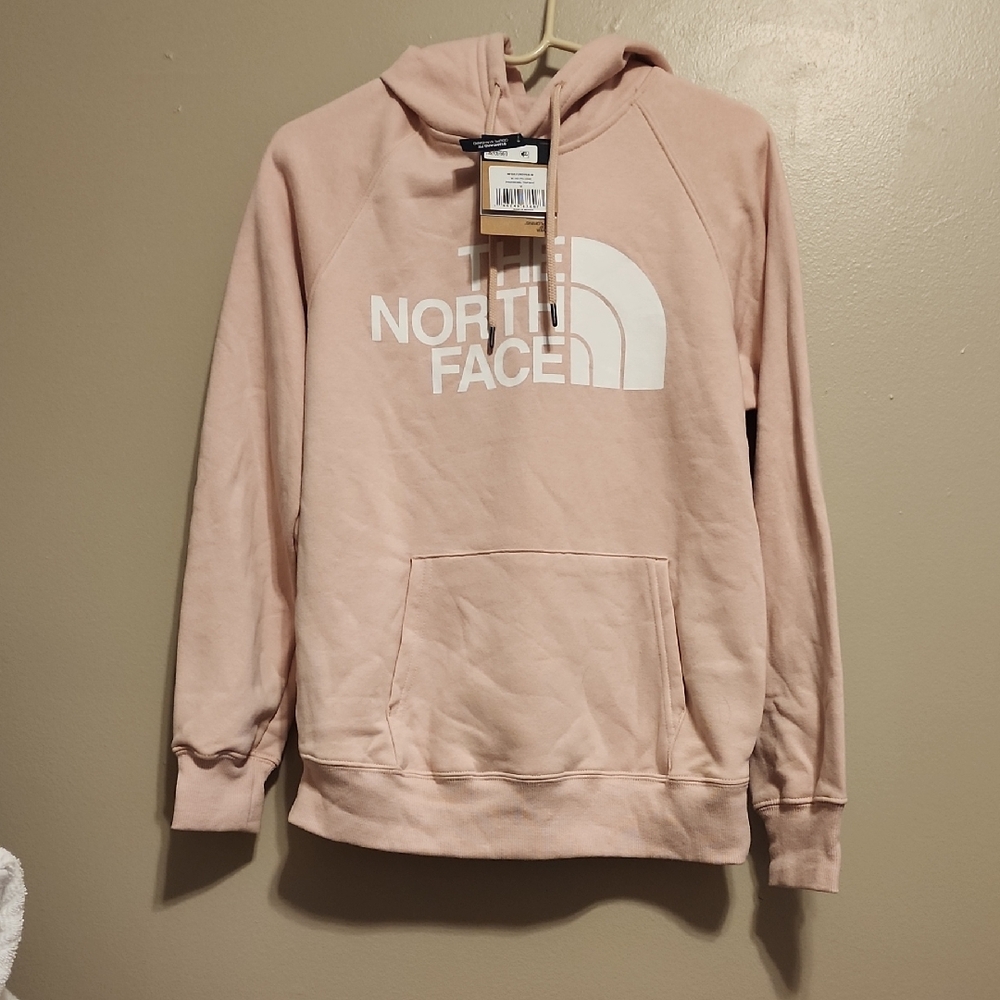Womens The North Face Light Pink Hoodie NWT